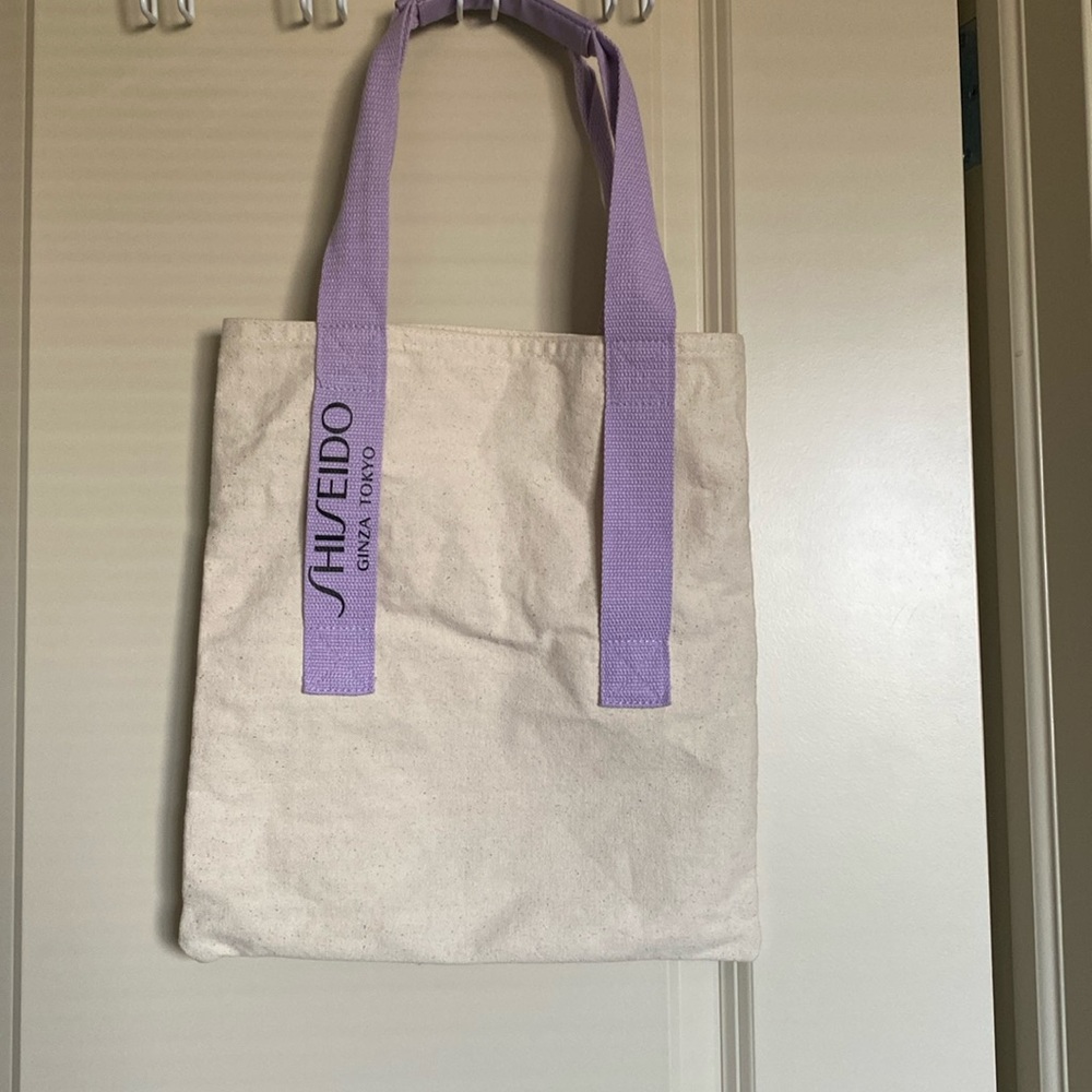 Shiseido canvas tote bag